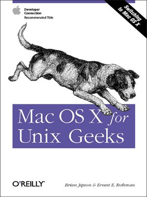cover image of Mac OS X for Unix Geeks